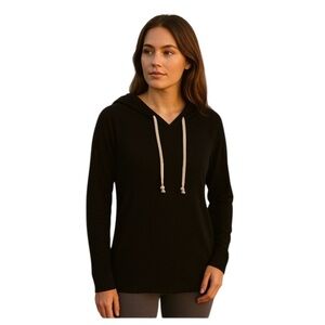 SQN SPORT HOODIE SWEATSHIRT SOFT COZY LOUNGE WORKOUT YOGA ATHLEISURE GYM S